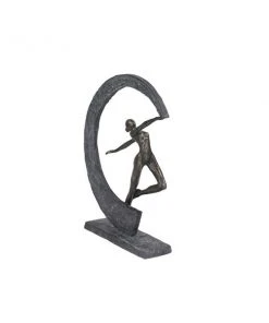 GRAYSON LANE 15 In. x 12 In. Modern Sculpture Grey Resin Dancer -GRAYSON LANE shop 330857620 AlternateImage4 l