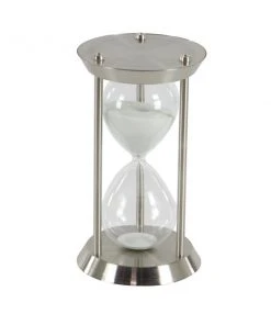 GRAYSON LANE 12 In. x 7 In. x 7 In. Glam Timer Silver Metal -GRAYSON LANE shop 330857622 AlternateImage4 l