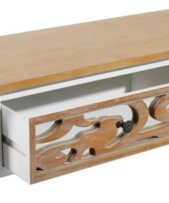 Grayson Lane 32 In. x 47 In. Farmhouse Console Table Brown W -GRAYSON LANE shop 330857623 AlternateImage3 l