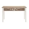 Grayson Lane 32 In. x 47 In. Farmhouse Console Table Brown W
