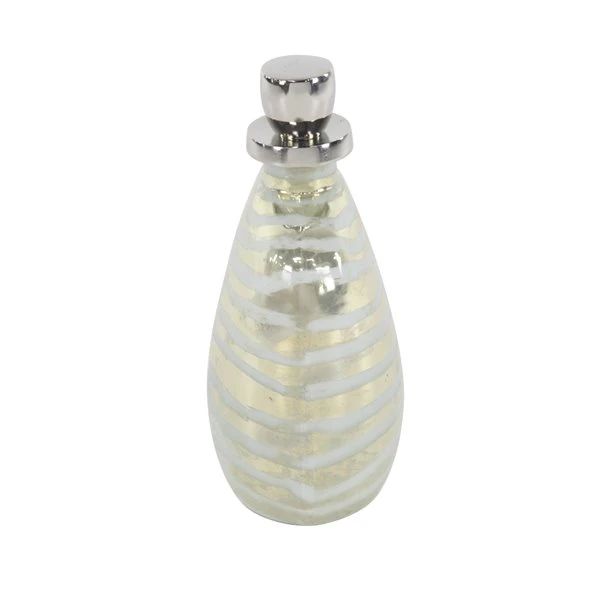 GRAYSON LANE 12 In. x 8 In. Contemporary Decorative Bottle Gold Glass 4 GRAYSON LANE 12 In. x 8 In. Contemporary Decorative Bottle Gold Glass - Image 4