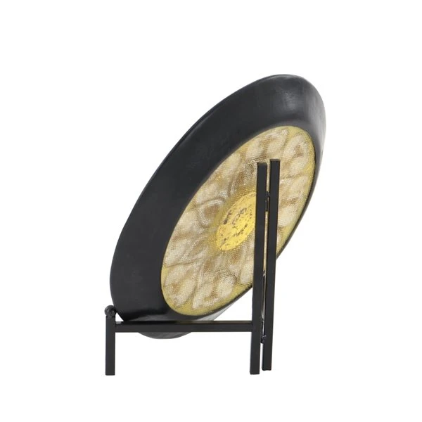 GRAYSON LANE 1 In. x 16 In. Traditional Decorative Plate Stand Gold Polys 5 GRAYSON LANE 1 In. x 16 In. Traditional Decorative Plate Stand Gold Polys - Image 5