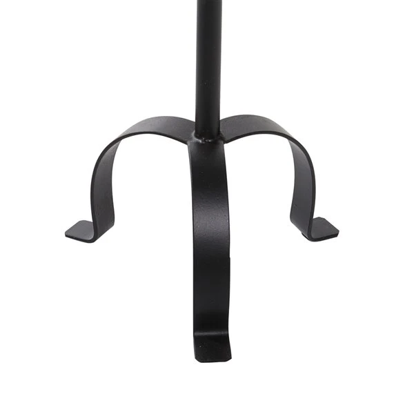 GRAYSON LANE Set of 2 23 In., 26 In. Black Traditional Hurricane Lamp Alu 3 GRAYSON LANE Set of 2 23 In., 26 In. Black Traditional Hurricane Lamp Alu - Image 3