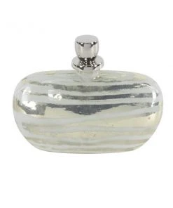 GRAYSON LANE 9 In. x 12 In. Contemporary Decorative Bottle Gold Glass