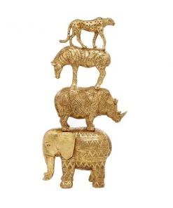 GRAYSON LANE 10 In. x 15 In. Glam Sculpture Gold Resin -GRAYSON LANE shop 330857697 AlternateImage3 l