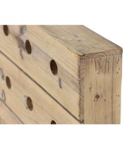 GRAYSON LANE 25 In. x 21 In. Rustic Wine Holder Rack Brown Wood -GRAYSON LANE shop 330857701 AlternateImage2 l