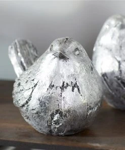 GRAYSON LANE Set of 2 8 In. x 6 In. Silver Bird Farmhouse Sculpture Polys -GRAYSON LANE shop 330857712 AlternateImage2 l