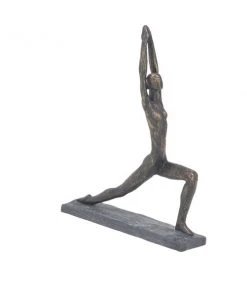 GRAYSON LANE Set of 2 11 In., 15 In. Brass Modern Yoga Sculpture Polyston -GRAYSON LANE shop 330857717 AlternateImage4 l