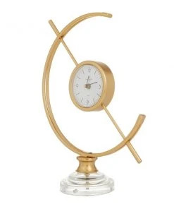 GRAYSON LANE 16 In. x 13 In. Modern Clock Gold Iron -GRAYSON LANE shop 330857721 AlternateImage5 l