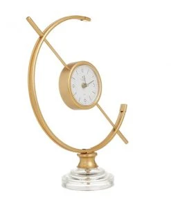 GRAYSON LANE 16 In. x 13 In. Modern Clock Gold Iron -GRAYSON LANE shop 330857721 AlternateImage6 l