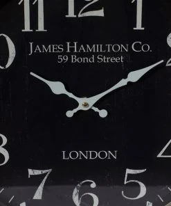 GRAYSON LANE 16 In. x 16 In. Traditional Wall Clock Black Metal -GRAYSON LANE shop 330857735 AlternateImage3 l