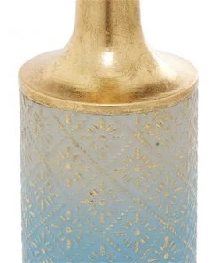 GRAYSON LANE Set of 3 27 In., 24 In., 20 In. Coastal Style Vase Blue Meta -GRAYSON LANE shop 330857738 AlternateImage2 l