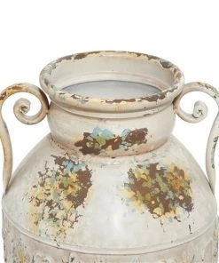 GRAYSON LANE 15 In. x 12 In. Vintage Vase White Metal -GRAYSON LANE shop 330857741 AlternateImage3 l
