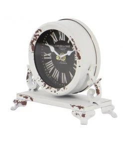 GRAYSON LANE 7 In. x 7 In. Vintage Clock Black Metal 9 GRAYSON LANE 7 In. x 7 In. Vintage Clock Black Metal -GRAYSON LANE shop 330857746 AlternateImage5 l