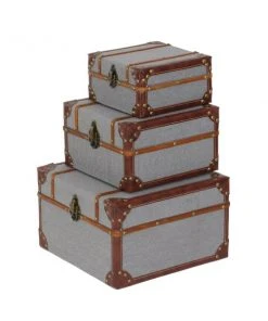 GRAYSON LANE Set of 3 8 In., 10 In., 12 In. Grey Traditional Box Wood -GRAYSON LANE shop 330857748 AlternateImage5 l