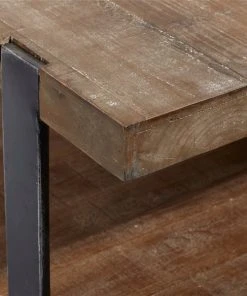 Grayson Lane 19 In. x 40 In. Industrial Coffee Table Brown W -GRAYSON LANE shop 330857751 AlternateImage3 l