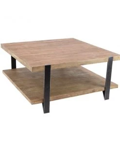Grayson Lane 19 In. x 40 In. Industrial Coffee Table Brown W -GRAYSON LANE shop 330857751 AlternateImage5 l