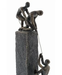 GRAYSON LANE 17 In. x 7 In. Sculpture Grey Polystone Rock Climber -GRAYSON LANE shop 330857761 AlternateImage2 l