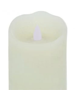 GRAYSON LANE Set of 3 3 In. x 6 In. Traditional Candle Holder Beige Wax -GRAYSON LANE shop 330857764 AlternateImage3 l