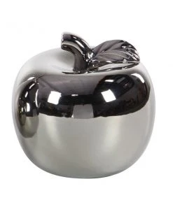GRAYSON LANE Set of 2 7 In., 9 In. Glam Fruit Sculpture Silver Dolomite -GRAYSON LANE shop 330857768 AlternateImage4 l