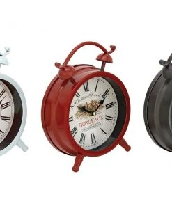 GRAYSON LANE 8 In. x 6 In. Vintage Clock Multi Colored Metal 6 GRAYSON LANE 8 In. x 6 In. Vintage Clock Multi Colored Metal -GRAYSON LANE shop 330857776 AlternateImage3 l