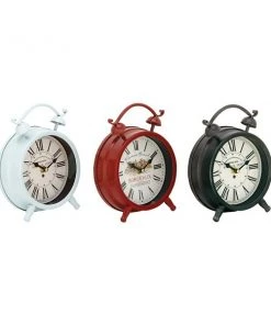 GRAYSON LANE 8 In. x 6 In. Vintage Clock Multi Colored Metal 7 GRAYSON LANE 8 In. x 6 In. Vintage Clock Multi Colored Metal -GRAYSON LANE shop 330857776 AlternateImage5 l