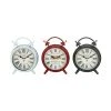 GRAYSON LANE 8 In. x 6 In. Vintage Clock Multi Colored Metal