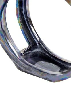 GRAYSON LANE 13 In. x 14 In. Glam Candlestick Holders Silver Ceramic -GRAYSON LANE shop 330857781 AlternateImage4 l