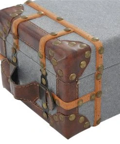 GRAYSON LANE Set of 2 12 In., 14 In. Grey Traditional Box Wood -GRAYSON LANE shop 330857784 AlternateImage2 l