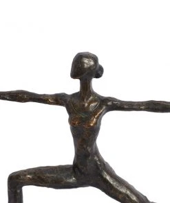GRAYSON LANE 12 In. x 14 In. Modern Sculpture Brass Polystone Yoga 7 GRAYSON LANE 12 In. x 14 In. Modern Sculpture Brass Polystone Yoga -GRAYSON LANE shop 330857787 AlternateImage2 l