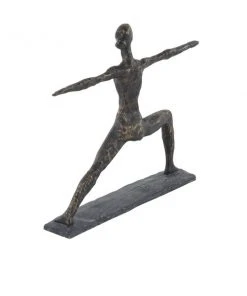 GRAYSON LANE 12 In. x 14 In. Modern Sculpture Brass Polystone Yoga 8 GRAYSON LANE 12 In. x 14 In. Modern Sculpture Brass Polystone Yoga -GRAYSON LANE shop 330857787 AlternateImage3 l
