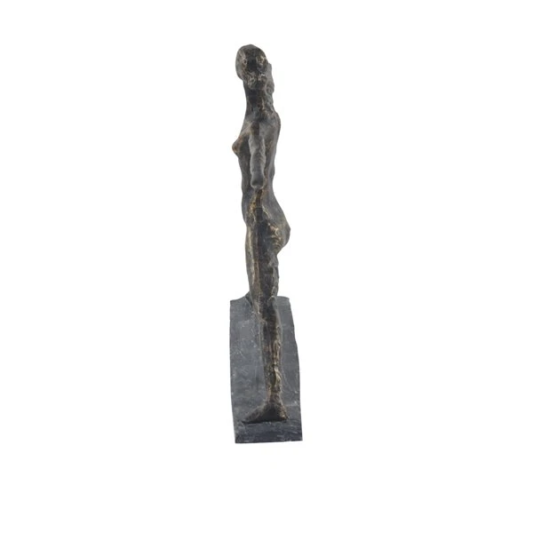GRAYSON LANE 12 In. x 14 In. Modern Sculpture Brass Polystone Yoga 5 GRAYSON LANE 12 In. x 14 In. Modern Sculpture Brass Polystone Yoga - Image 5