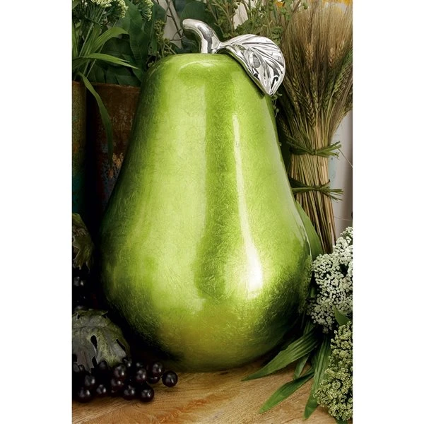 GRAYSON LANE 16 In. x 12 In. Glam Decorative Pear Green Dolomite 2 GRAYSON LANE 16 In. x 12 In. Glam Decorative Pear Green Dolomite - Image 2