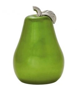GRAYSON LANE 16 In. x 12 In. Glam Decorative Pear Green Dolomite