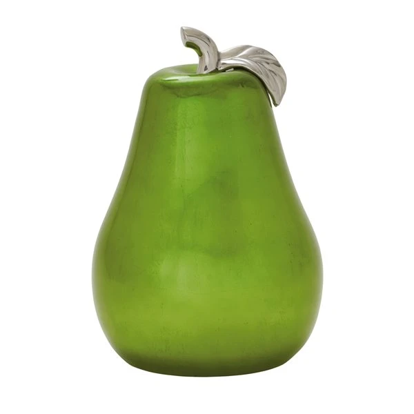 GRAYSON LANE 16 In. x 12 In. Glam Decorative Pear Green Dolomite 1 GRAYSON LANE 16 In. x 12 In. Glam Decorative Pear Green Dolomite
