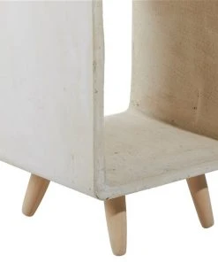 GRAYSON LANE 21 In. x 16 In. x 14 In. Industrial Outdoor Accent Table Whi -GRAYSON LANE shop 330857794 AlternateImage3 l