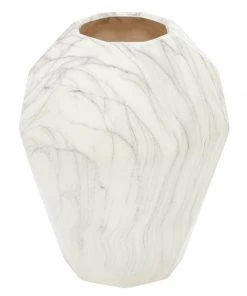 GRAYSON LANE 12 In. x 10 In. Contemporary Vase White Stoneware -GRAYSON LANE shop 330857809 AlternateImage6 l