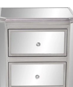 GRAYSON LANE 28 In. x 18 In. Glam Chest Grey Glass and Wood 7 GRAYSON LANE 28 In. x 18 In. Glam Chest Grey Glass and Wood -GRAYSON LANE shop 330857855 AlternateImage2 l