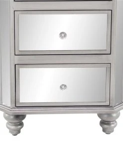 GRAYSON LANE 28 In. x 18 In. Glam Chest Grey Glass and Wood 8 GRAYSON LANE 28 In. x 18 In. Glam Chest Grey Glass and Wood -GRAYSON LANE shop 330857855 AlternateImage3 l