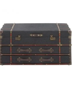 Grayson Lane 21 In. x 40 In. Traditional Coffee Table Dark B