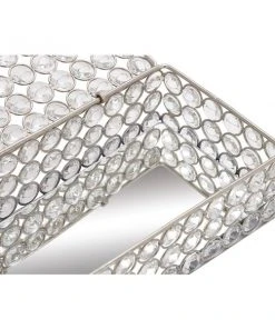 GRAYSON LANE 3 In. x 8 In. Glam Jewelry Box Silver Crystal -GRAYSON LANE shop 330857868 AlternateImage2 l