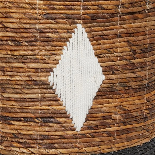 GRAYSON LANE Set of 2 17 In., 16 In. Natural Storage Basket Brown Banana 3 GRAYSON LANE Set of 2 17 In., 16 In. Natural Storage Basket Brown Banana - Image 3