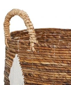 GRAYSON LANE Set of 2 17 In., 16 In. Natural Storage Basket Brown Banana 8 GRAYSON LANE Set of 2 17 In., 16 In. Natural Storage Basket Brown Banana -GRAYSON LANE shop 330857873 AlternateImage4 l