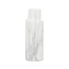 GRAYSON LANE 15 In. x 6 In. Contemporary Vase White Stoneware