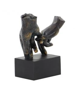 GRAYSON LANE 10 In. x 9 In. Traditional Sculpture Black Polystone Hands -GRAYSON LANE shop 330857900 AlternateImage4 l