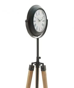 GRAYSON LANE 62 In. x 16 In. Industrial Clock Black Metal -GRAYSON LANE shop 330857918 AlternateImage5 l