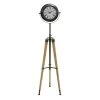 GRAYSON LANE 62 In. x 16 In. Industrial Clock Black Metal