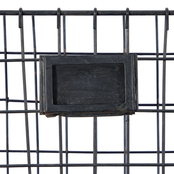 GRAYSON LANE 28 In. x 16 In. x 3 In. Industrial Magazine Rack Holder Blac 3 GRAYSON LANE 28 In. x 16 In. x 3 In. Industrial Magazine Rack Holder Blac - Image 3