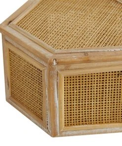 GRAYSON LANE Set of 2 7 In., 11 In. Brown Country Cottage Box Wood -GRAYSON LANE shop 330857924 AlternateImage2 l