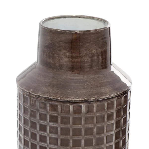 GRAYSON LANE Set of 2 15 In., 16 In. Contemporary Vase Black Metal 3 GRAYSON LANE Set of 2 15 In., 16 In. Contemporary Vase Black Metal - Image 3